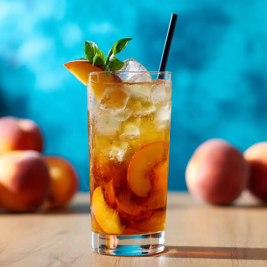 Sweet Peach Iced Tea Recipe - Recipe Image