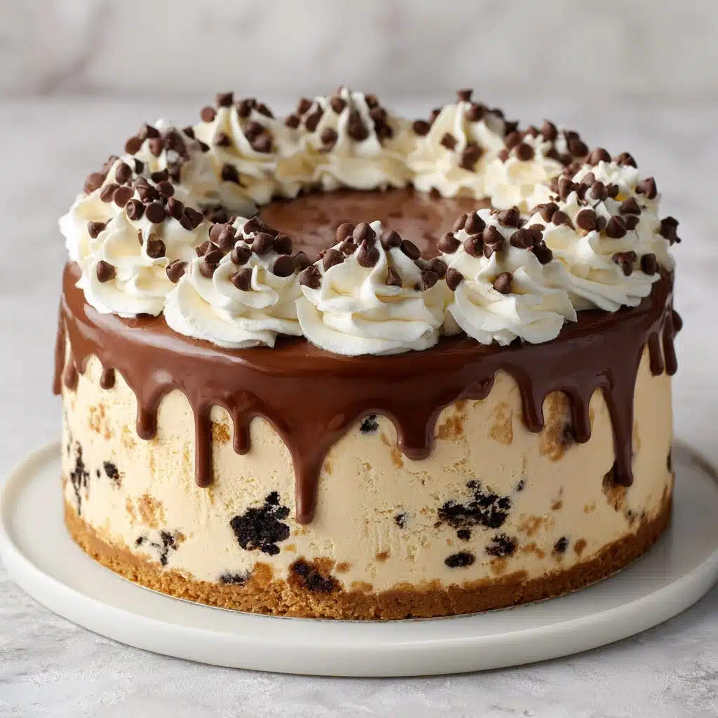 Chocolate Chip Cookie Dough Ice Cream Cake Recipe - Recipe Image