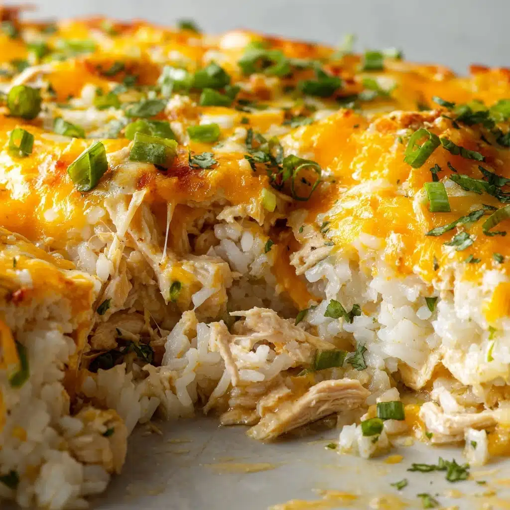 Green Chile Chicken and Rice Casserole Recipe - Recipe Image