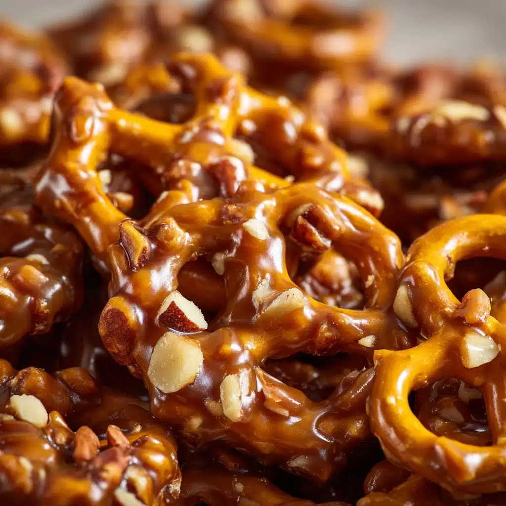 Caramel Pretzels Recipe (Butter Toffee Pretzels) Recipe - Recipe Image