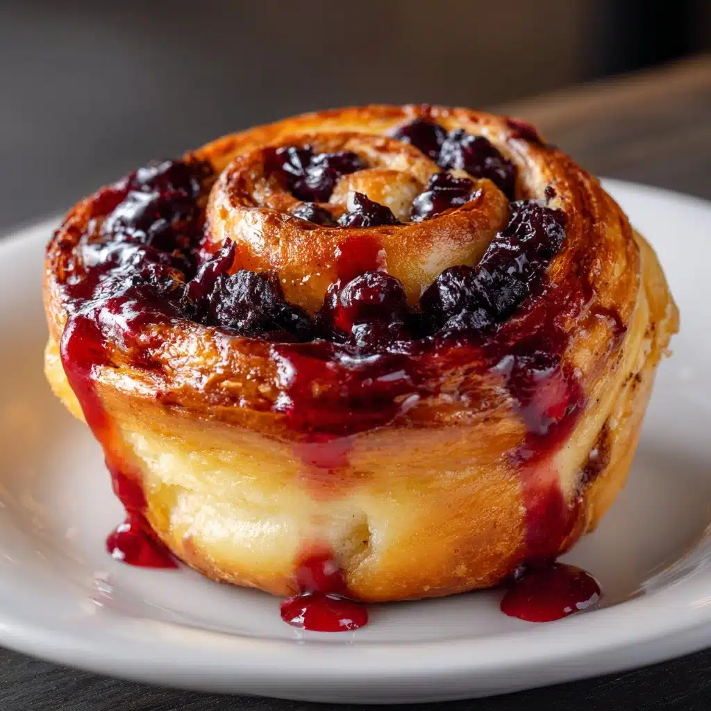Crock Pot Cinnamon Rolls with Cherry Pie Filling Recipe - Recipe Image