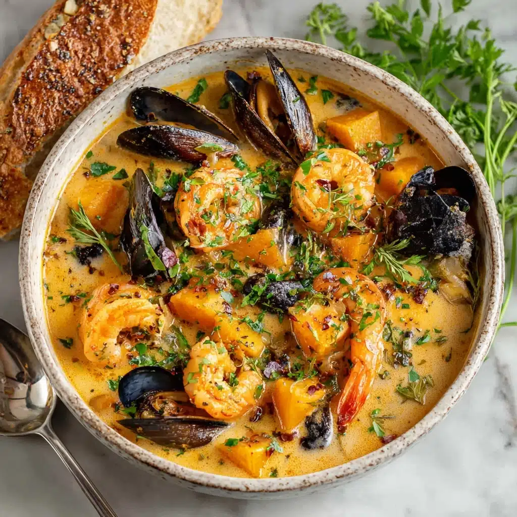 Creamy Seafood Chowder Recipe - Recipe Image