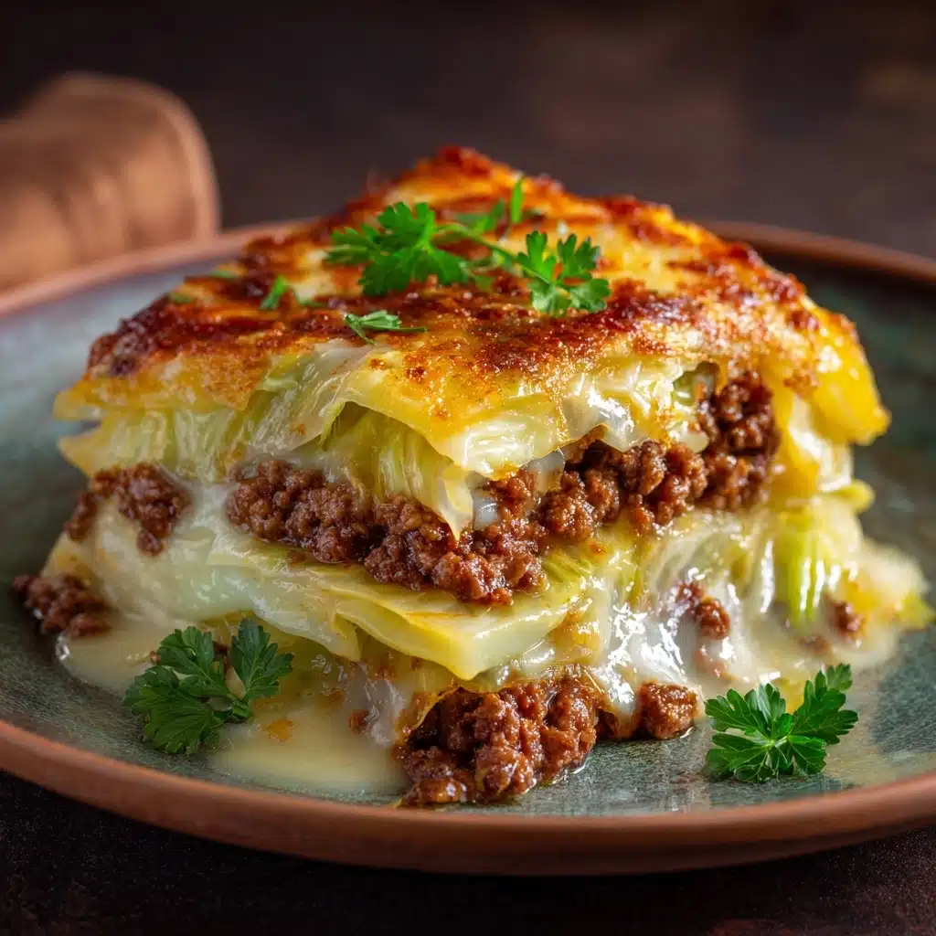 Creamed Cabbage and Ground Beef Casserole Recipe - Recipe Image