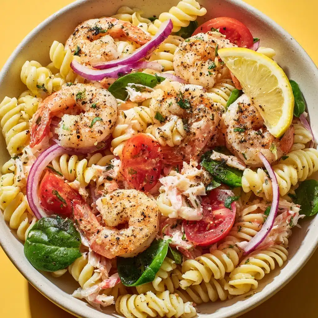 Seafood Pasta Salad with Shrimp & Crab Recipe - Recipe Image