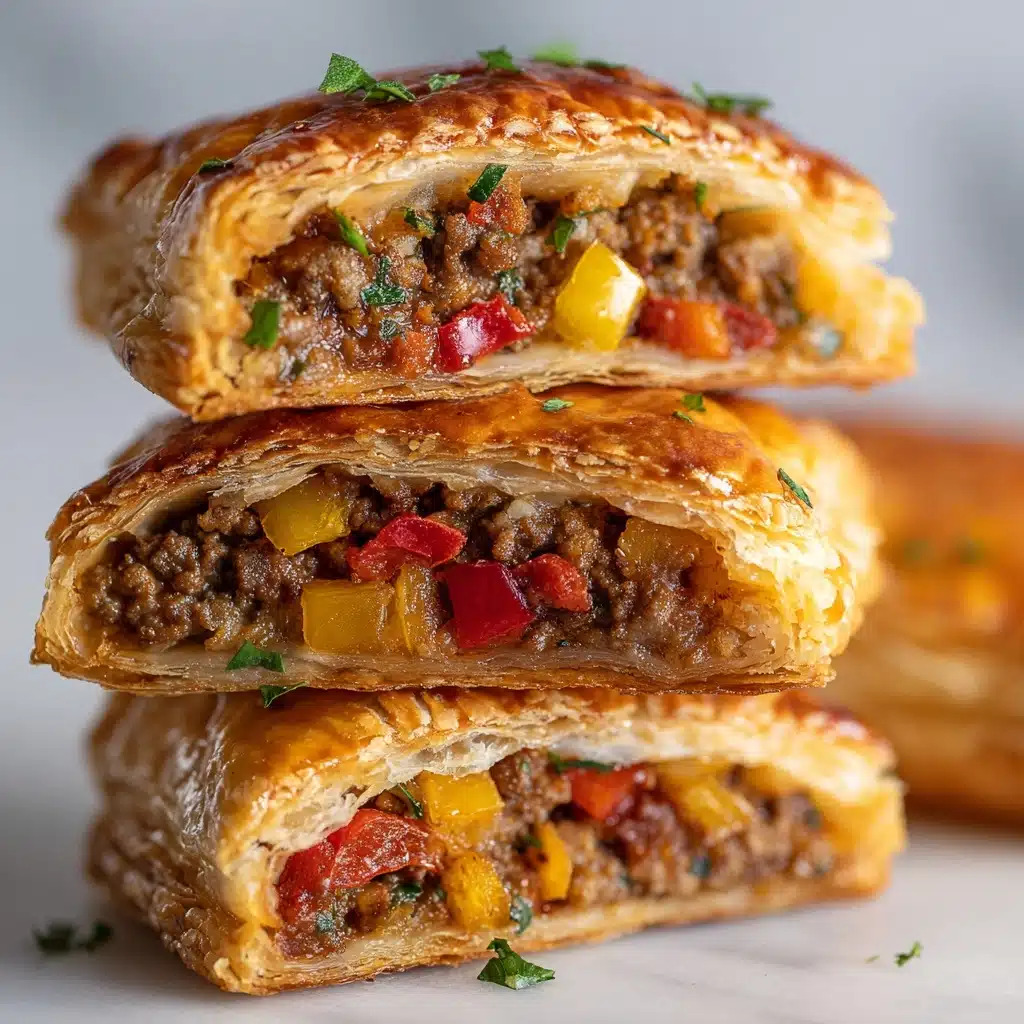 Breakfast Stuffed Puff Pastry Bars Recipe - Recipe Image