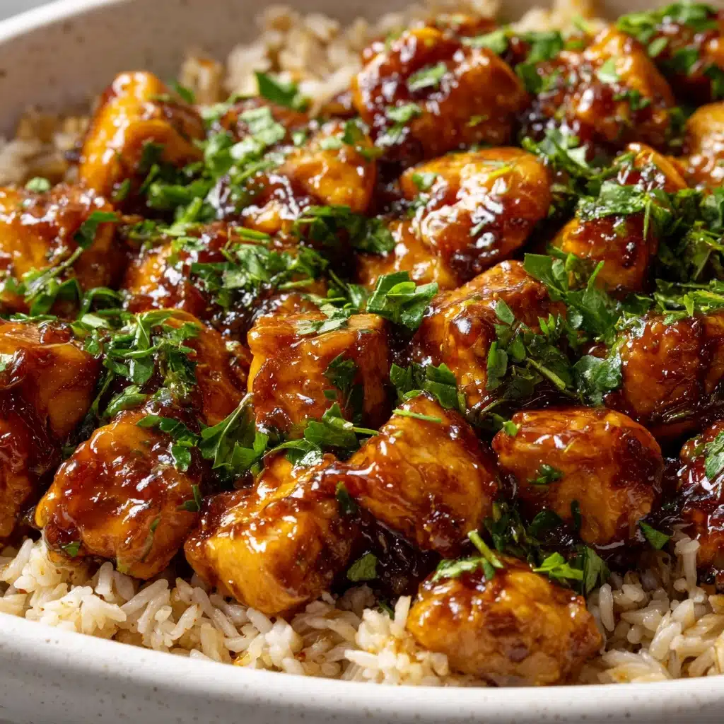 Honey BBQ Chicken Rice Recipe - Recipe Image