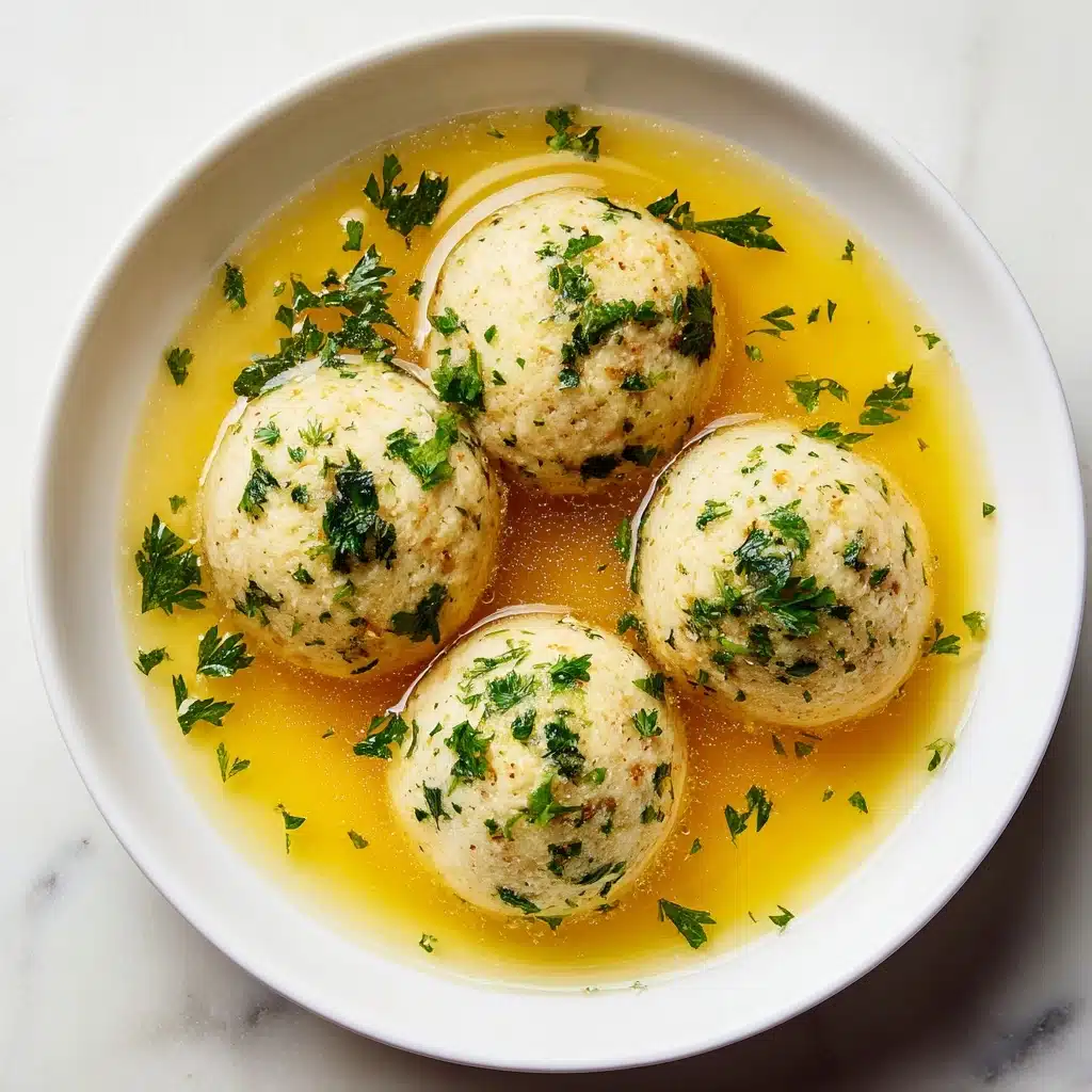 Turmeric Vegetable Matzo Ball Soup Recipe - Recipe Image