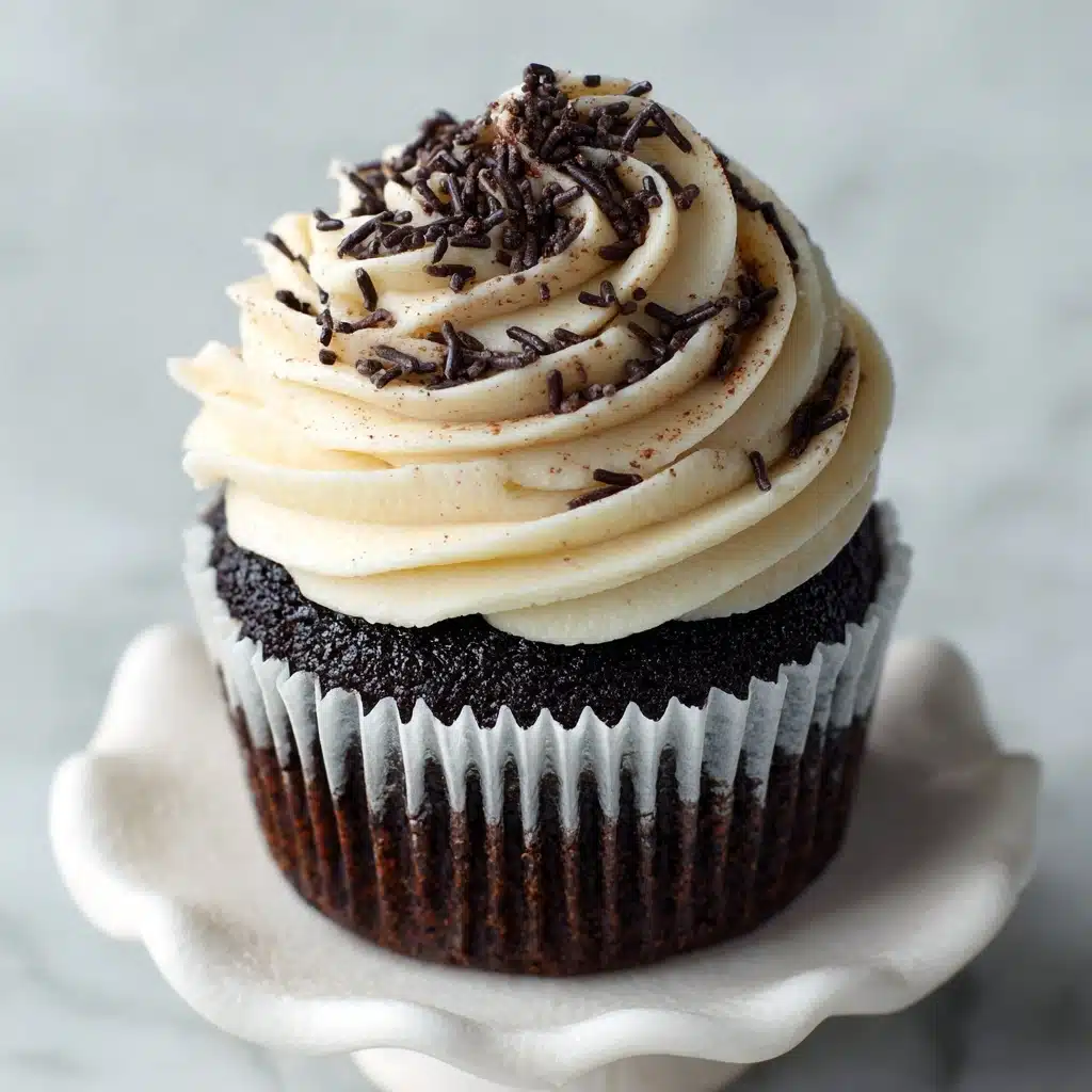 Marble Black and White Cupcakes Recipe - Recipe Image