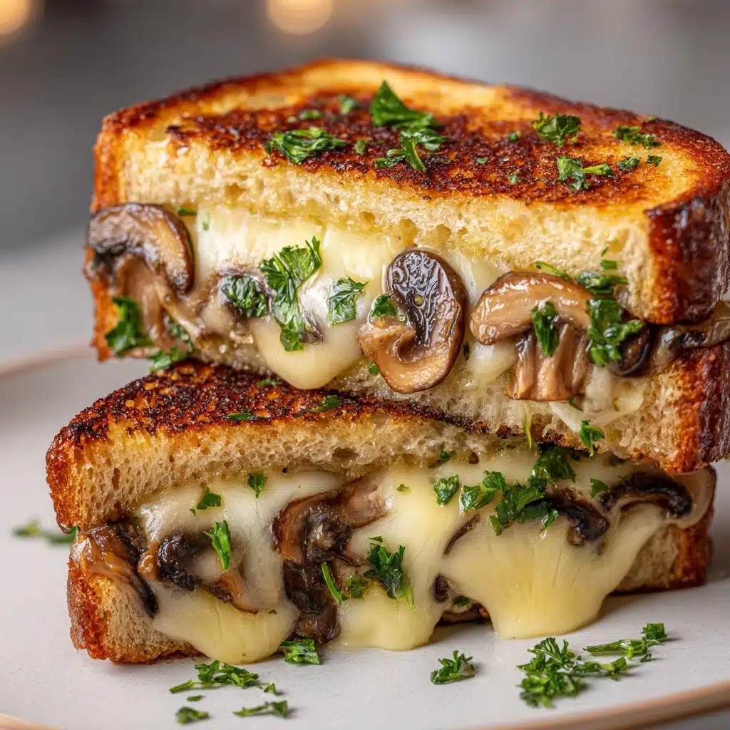 Mushroom Sandwich Melts Recipe - Recipe Image