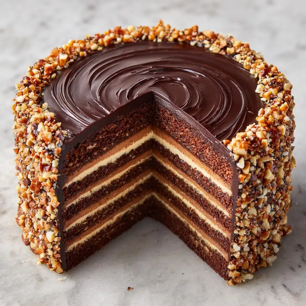 Turtle Chocolate Layer Cake Recipe - Recipe Image