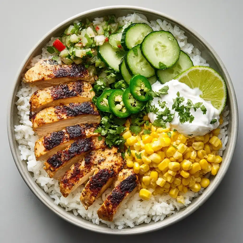 Street Corn Chicken Rice Bowl Recipe - Recipe Image