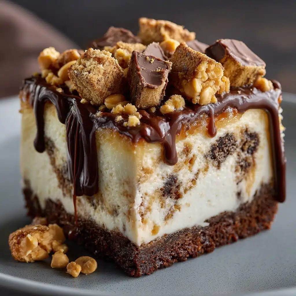 Irresistible Butterfinger Candy Bar Poke Cake Recipe - Recipe Image