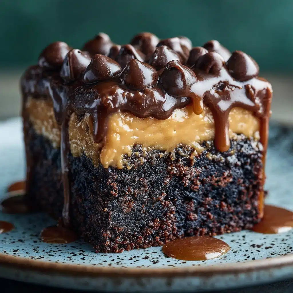 German Chocolate Poke Cake Recipe - Recipe Image