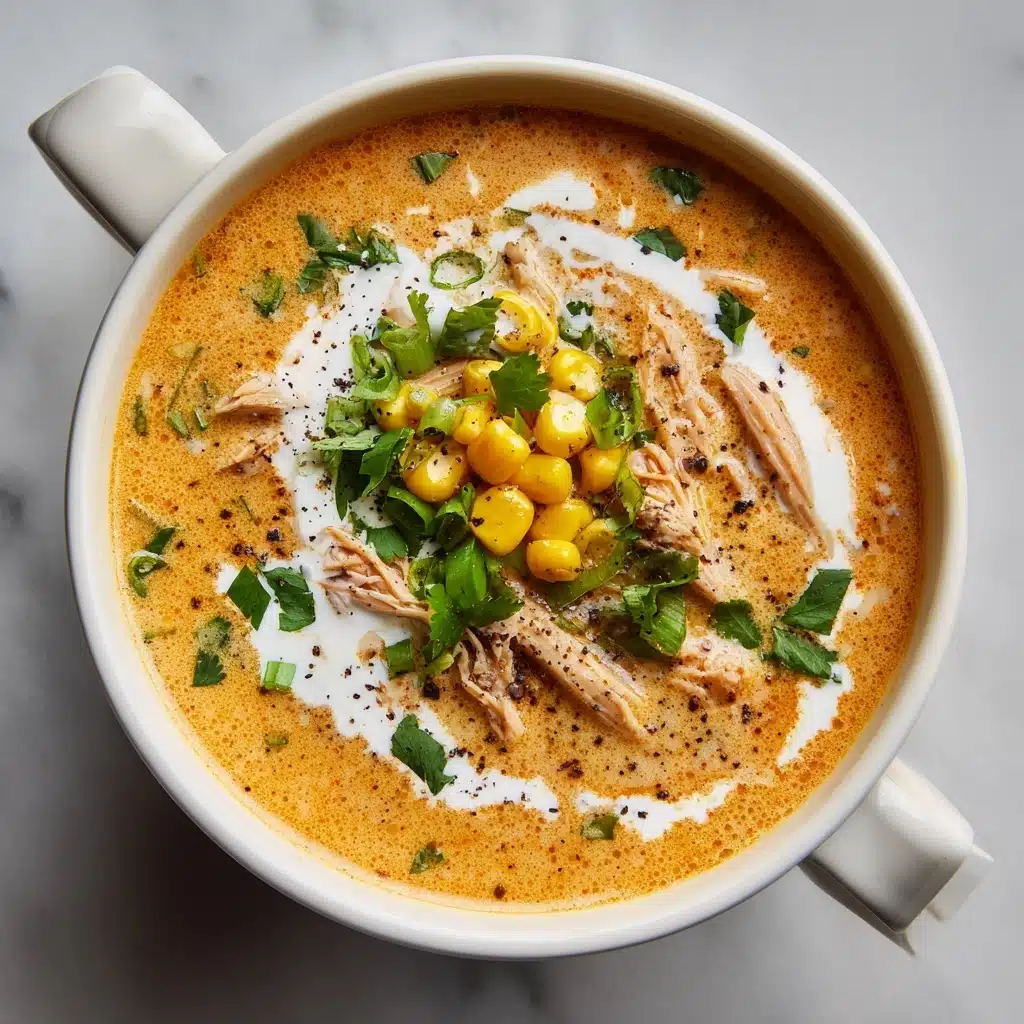 Creamy Chicken Enchilada Soup Recipe - Recipe Image