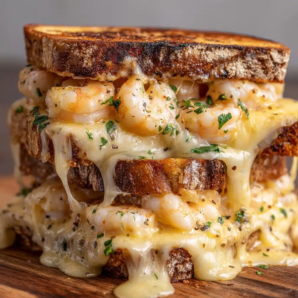 Ultimate Shrimp and Cheese Toast with Garlic Bread Recipe - Recipe Image