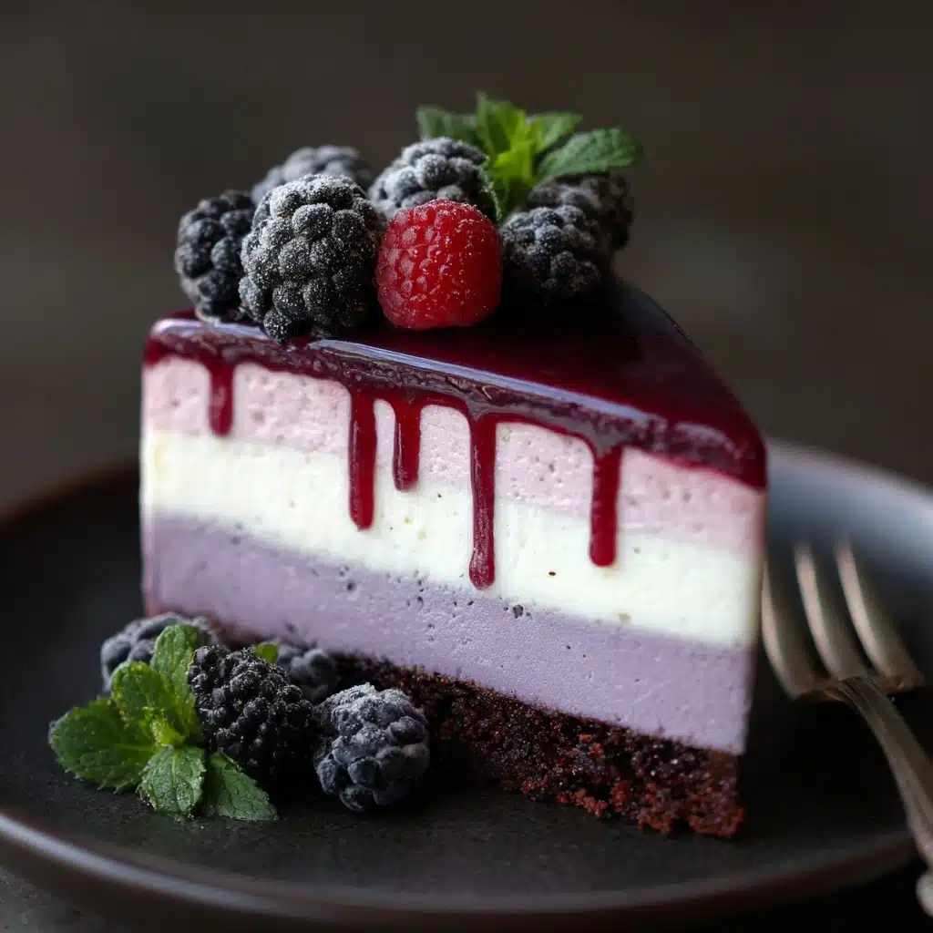 Blackberry Cheesecake Recipe - Recipe Image
