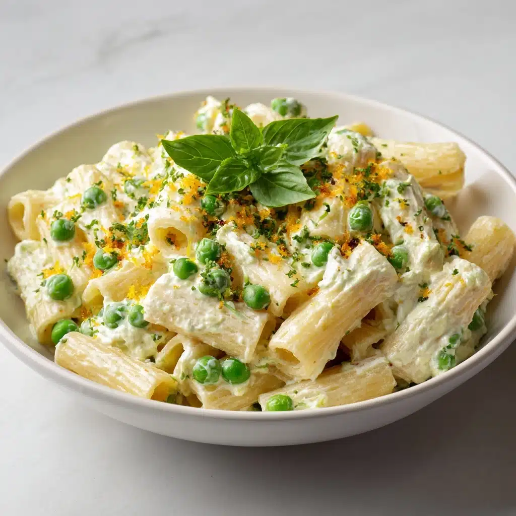 Lemon Ricotta Pasta with Fresh Peas Recipe - Recipe Image