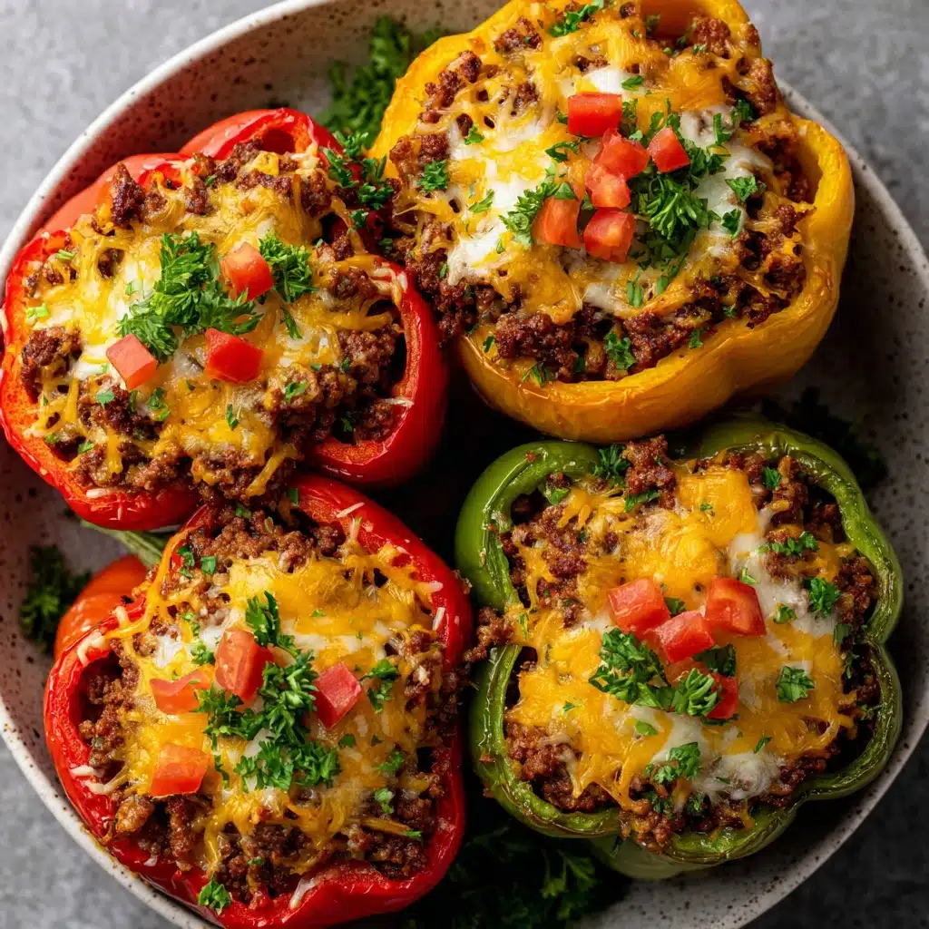 Taco Stuffed Bell Peppers Recipe - Recipe Image