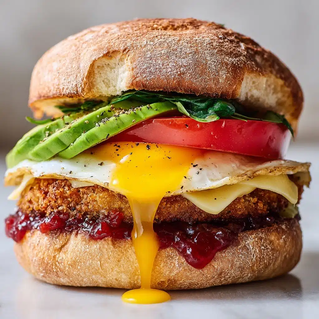 Egg & Chicken Breakfast Sandwich Recipe - Recipe Image