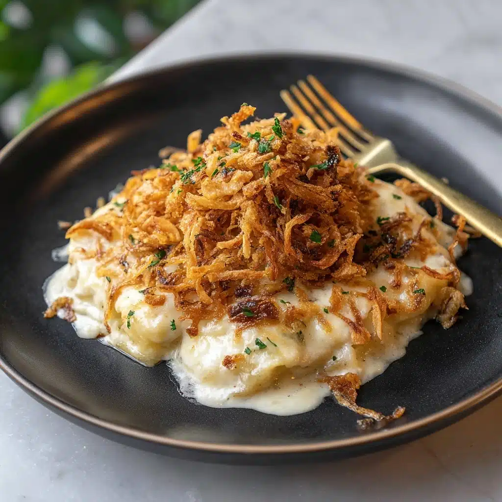 French Onion Funeral Potatoes Recipe - Recipe Image