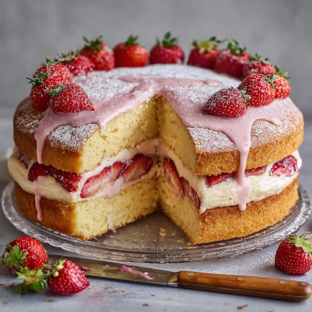 Strawberry Cheesecake Pound Cake Recipe - Recipe Image