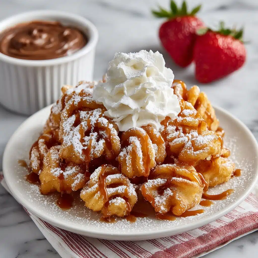 Easy Funnel Cake Fries Recipe - Recipe Image