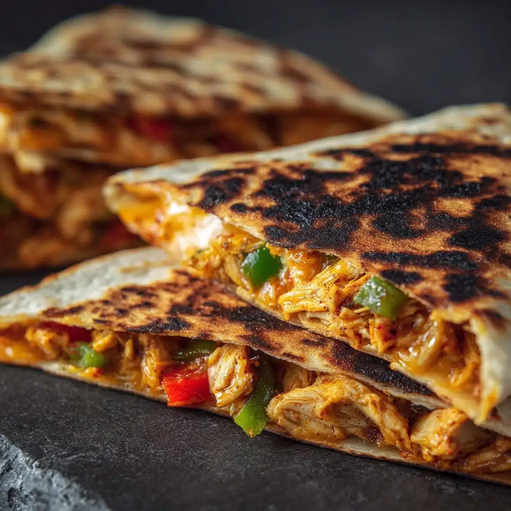 Blackstone Chicken Fajita Quesadillas Recipe - Recipe Image