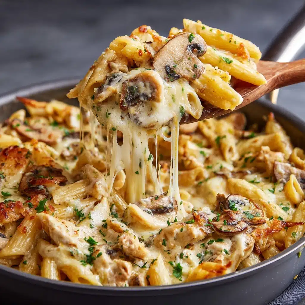 Creamy Chicken & Mushroom Pasta Recipe
