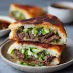 Taiwanese Beef Stuffed Scallion Pancake Recipe