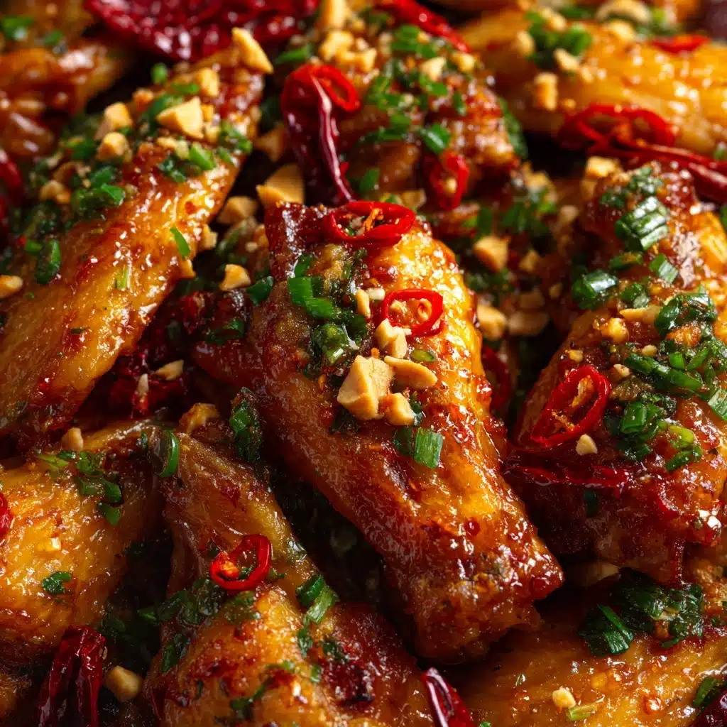 Sticky Lemongrass Chilli Air Fryer Chicken Wings Recipe - Recipe Image