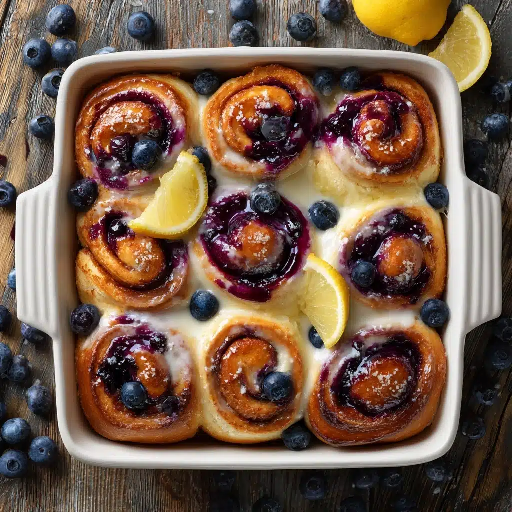 Lemon Blueberry Rolls Recipe - Recipe Image