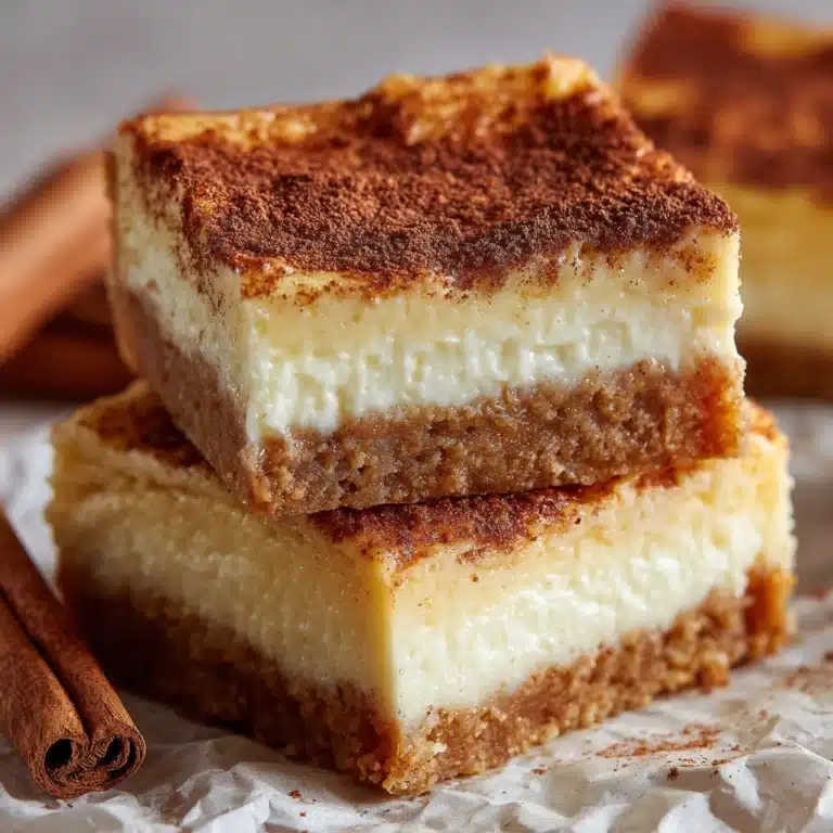 Cinnamon Churro Cheesecake Bars Recipe