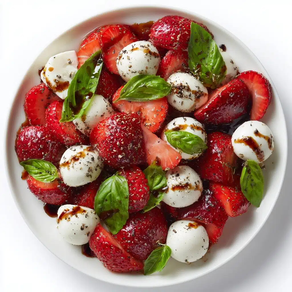 Balsamic Strawberry Caprese: A Fresh and Easy Delight Recipe - Recipe Image