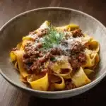 Creamy Calabrian Chili Pappardelle with Beef Sausage & Fennel Recipe
