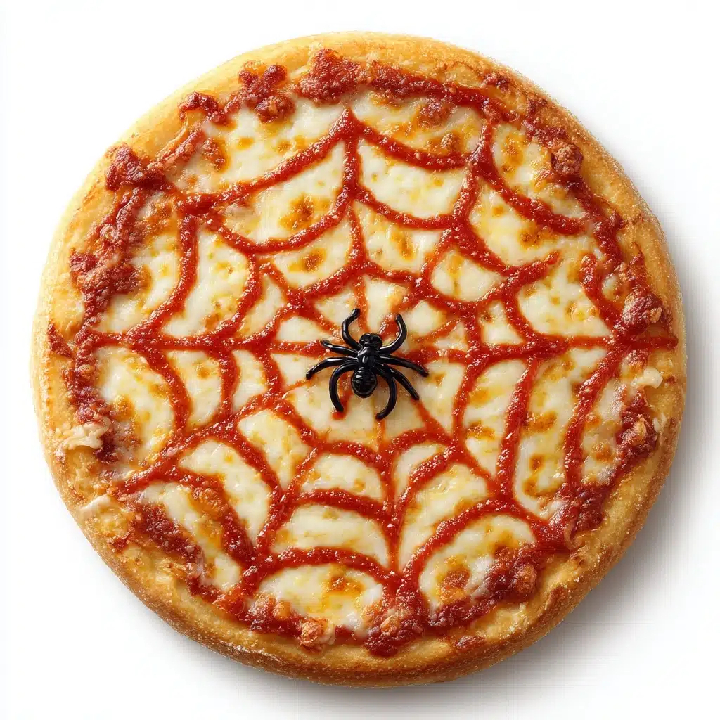 Spiderweb Pizzas Recipe - Recipe Image