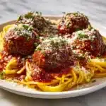 Meatballs in Spaghetti Nests Recipe