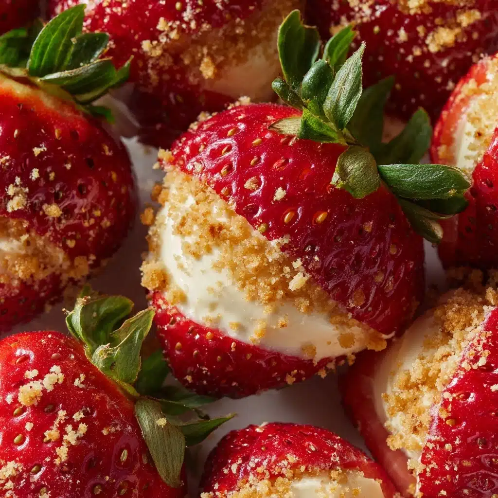 Cookie Butter Cheesecake Stuffed Strawberries Recipe - Recipe Image
