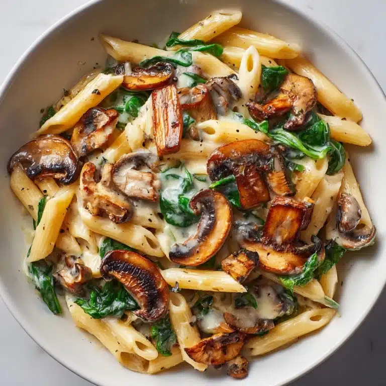 Garlic Mushroom Pasta Recipe
