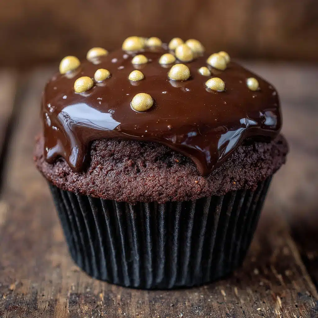 Chocolate Peanut Butter Lava Cupcakes Recipe - Recipe Image