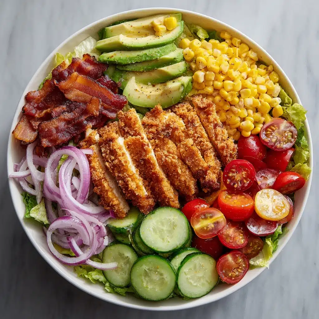 Honey Mustard Crispy Chicken Salad Recipe - Recipe Image