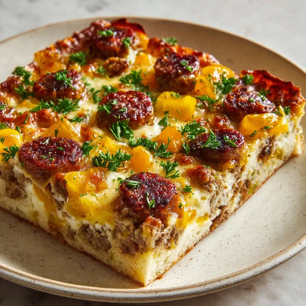 Sausage & Hash Brown Breakfast Casserole Recipe - Recipe Image