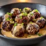 Korean BBQ Meatballs with Spicy Mayo Dip Recipe