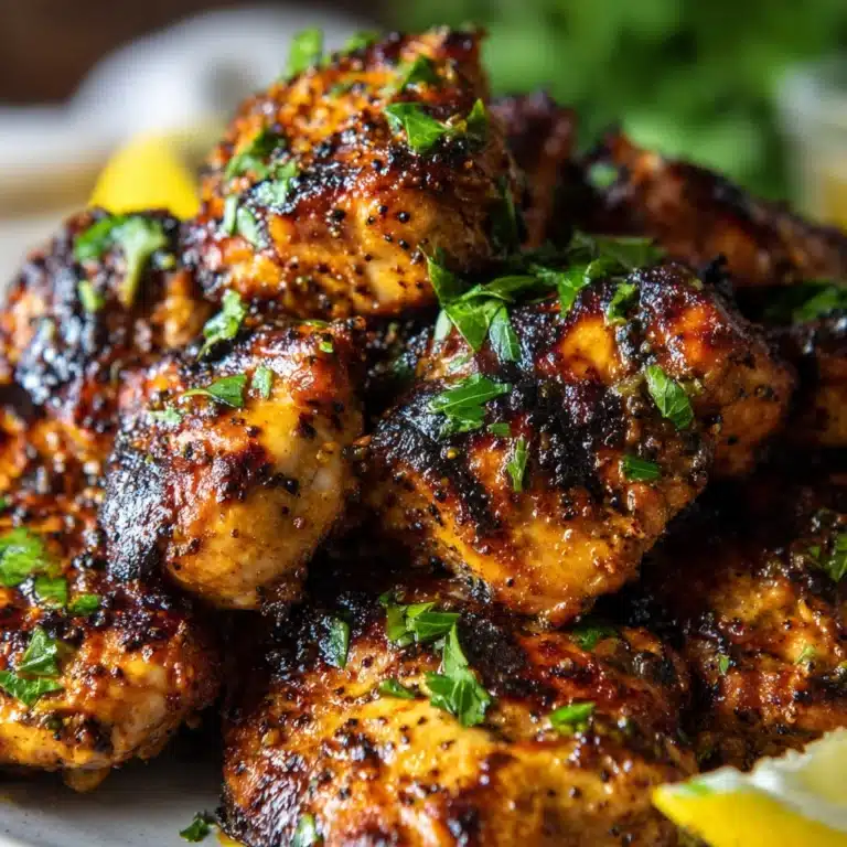 Lemon Garlic Chicken Bites Recipe