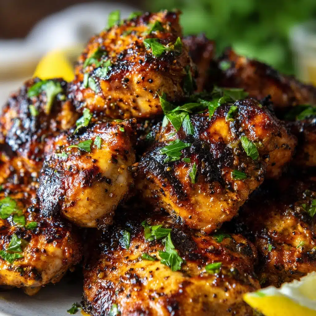 Lemon Garlic Chicken Bites Recipe - Recipe Image