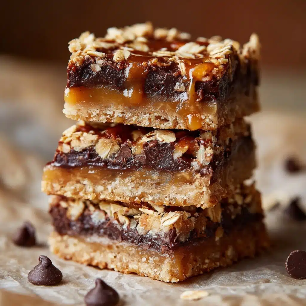 Oatmeal Fudge Bars Recipe - Recipe Image