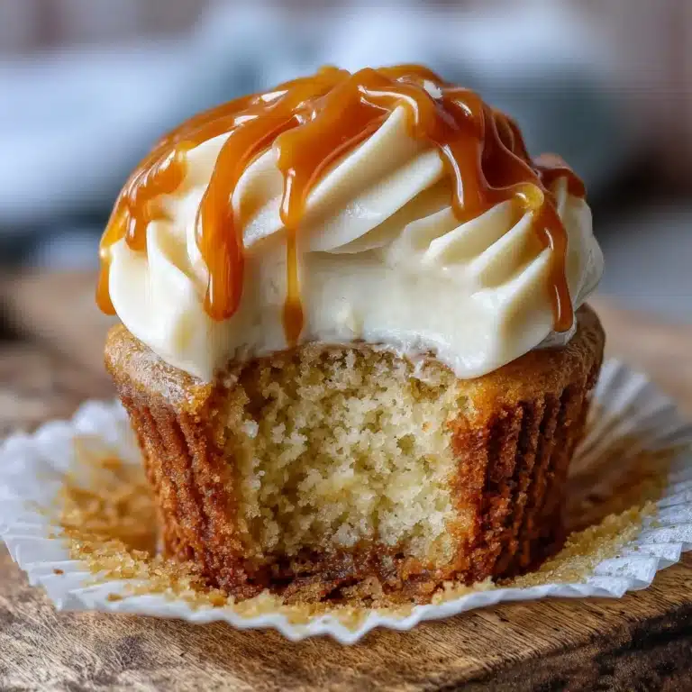 Apple Cupcakes with Salted Caramel Frosting Recipe