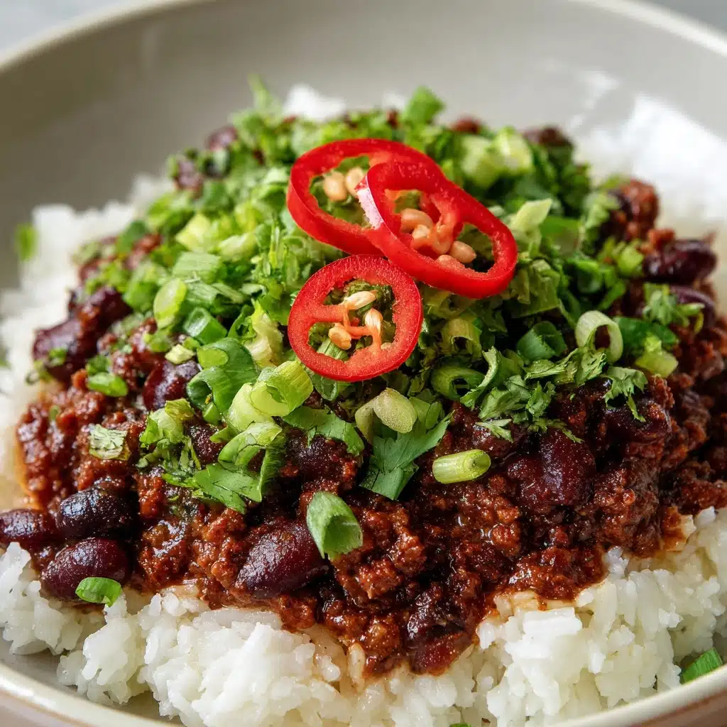 Easy Chili Beans and Rice Recipe