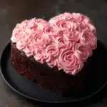 Heart Brownie Cake Recipe