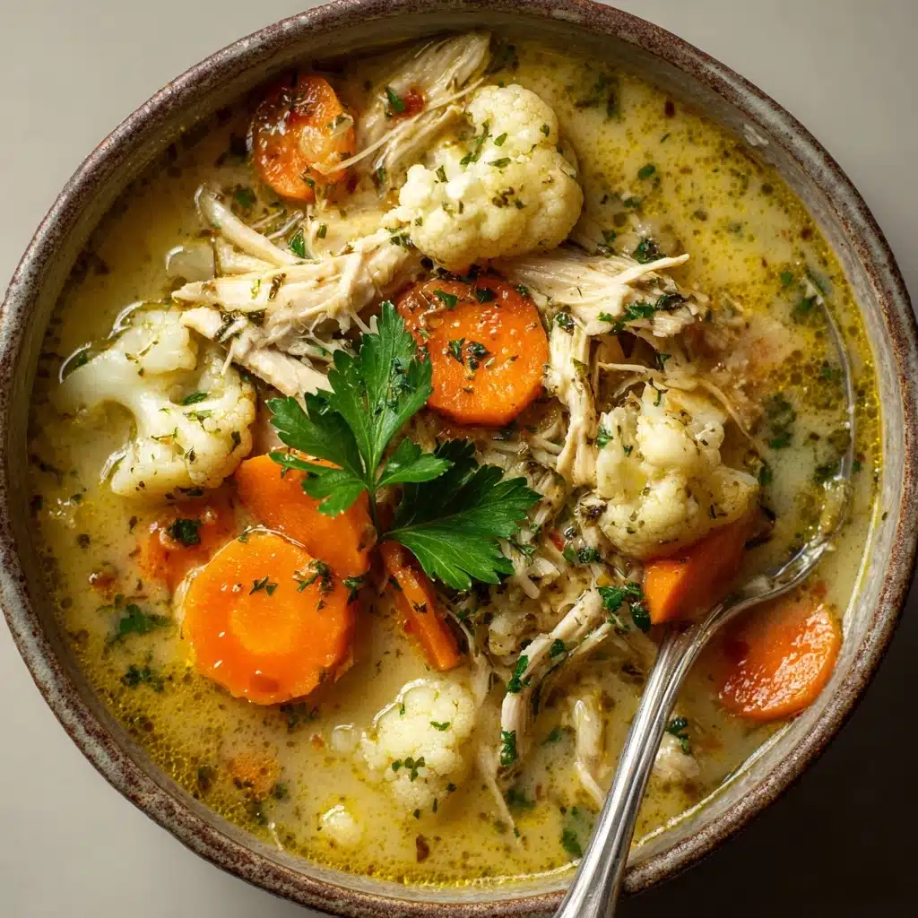 Anti-Inflammatory Cauliflower Chicken Soup Recipe - Recipe Image