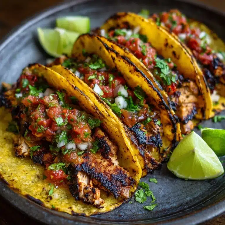 The BEST Grilled Chicken Tacos Recipe